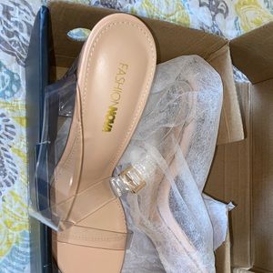 Brand New Fashion Nova heels, never worn before